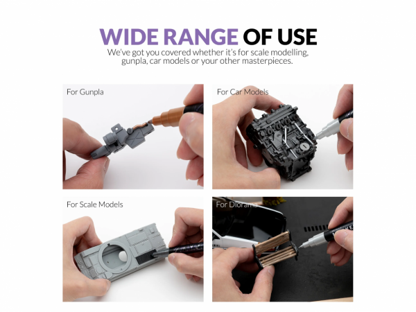 Gaahleri GM-MS02 Metallic Series Markers Stainless Steel