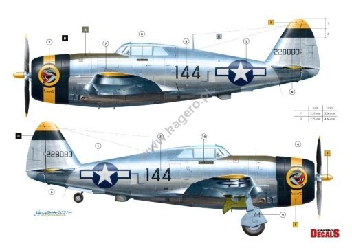 Kagero KD48006 Republic P-47 Thunderbolt D 1/48