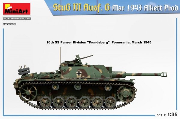 Mini Art 35336 StuG III Ausf. G Mar 1943 Alkett Prod 1/35