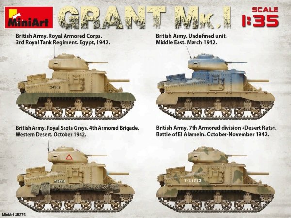 MiniArt 35276 GRANT Mk.I 1/35