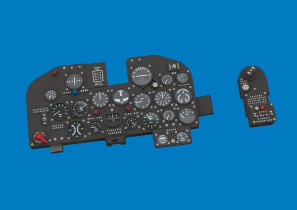 Eduard 644330 P-47D Razorback LööK for MINIART 1/48