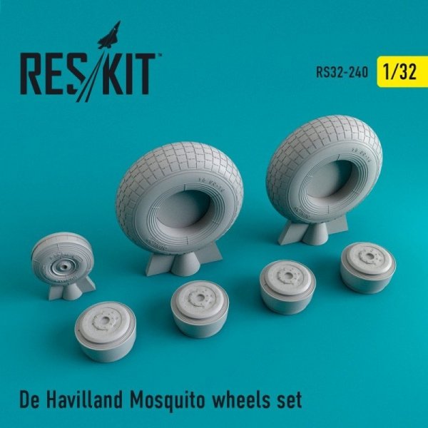 RESKIT RS32-0240 De Havilland Mosquito wheels set 1/32