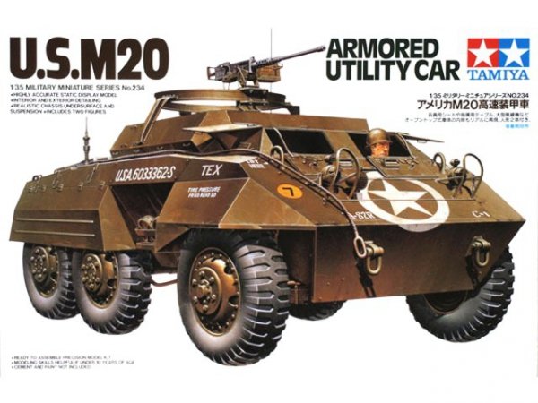 Tamiya 35234 U.S. M20 Armored Utility Car (1:35)