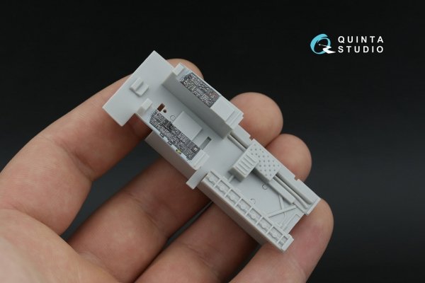 Quinta Studio QDS-48598 F-15C Late/F-15J Late 3D-Printed &amp; coloured Interior on decal paper (Hasegawa) (Small version) 1/48