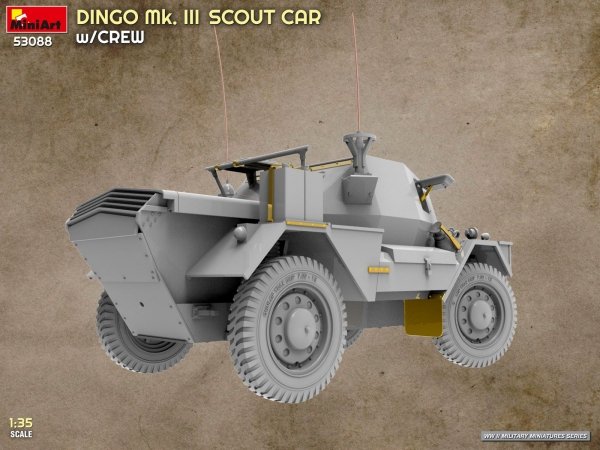 MiniArt 53088 DINGO Mk. III SCOUT CAR w/CREW 1/35