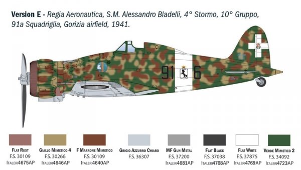 Italeri 2516 Macchi MC.200 Saetta 1/32