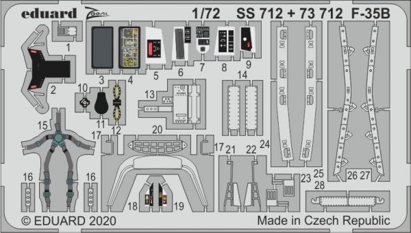 Eduard 73712 F-35B for ACADEMY 1/72