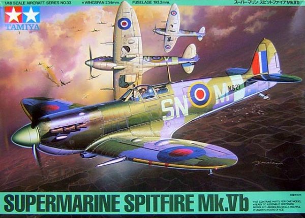 Tamiya 61033 Supermarine Spitfire Mk.Vb (1:48)