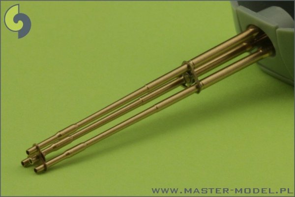 Master AM-35-001 M197 - Three-barrelled rotary 20mm cannon - turned barrels with etched barrel clamps (1:35)