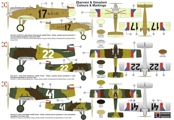 Kovozavody Prostejov KPM0342 Avia B-3 „Racer“ 1/72