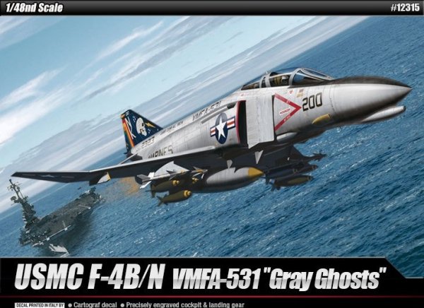Academy 12315 USMC F-4B/N VMFA-531 - Gray Ghosts 1:48