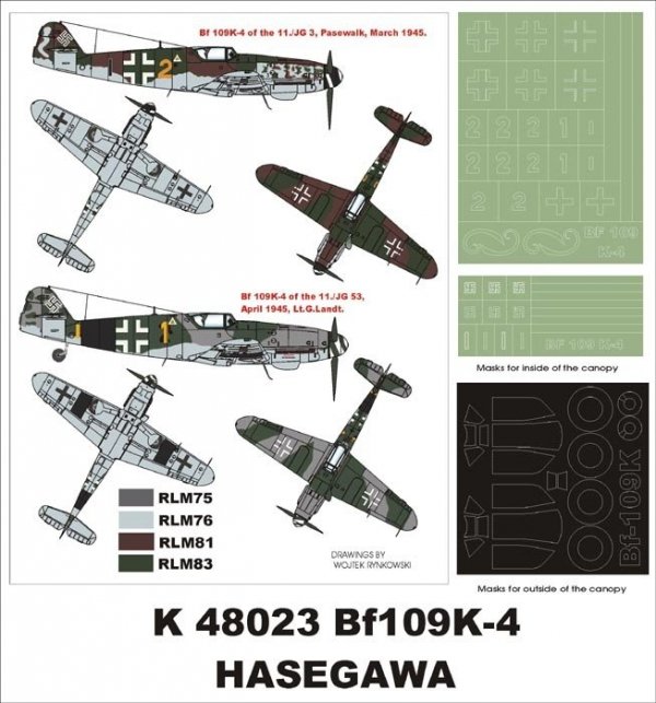 Montex K48023 Me-109 K-4 1/48