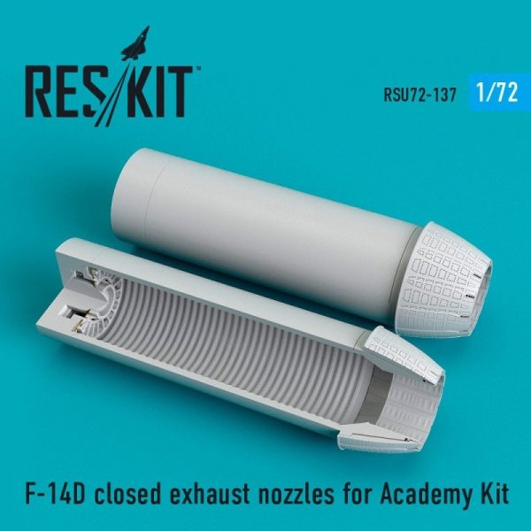 RESKIT RSU72-0137 F-14D Tomcat closed exhaust nozzles for Academy 1/72