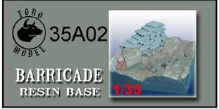 Toro 35A02 Barykada Podstawka Żywiczna 1/35