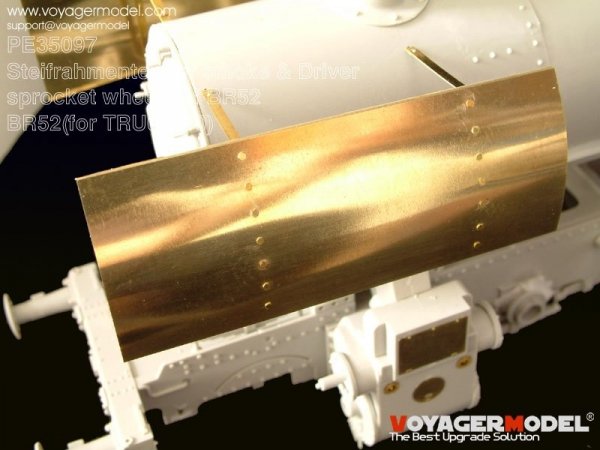Voyager Model PE35097 Steifrahmentender smoke &amp; Driver sprocket wheels for Br52 1/35