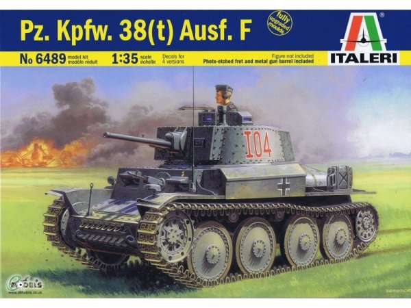 Italeri 6489 Pz.Kpfw 38(t) Ausf. E/F (1:35)
