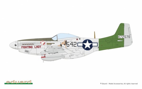 Eduard 70173 P-51D Mustang - The ProfiPACK Edition 1/72