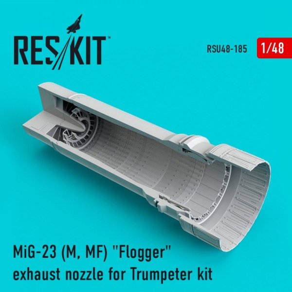 RESKIT RSU48-0185 MIG-23 (M, MF) &quot;FLOGGER&quot; EXHAUST NOZZLE FOR TRUMPETER KIT 1/48
