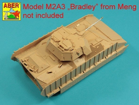 Aber 35L-292 Zestaw luf: 25mm M242 Bushmaster późny żłobiony i 7,62mm M240 do M2A3 Bradley lub LAV 25 1/35