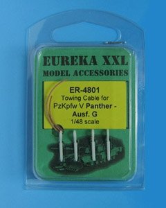 Eureka XXL ER-4801 Towing cable for Pz.Kpfw.V Panther Ausf.G Tank 1/48