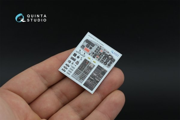 Quinta Studio QD35158 UH-1B 3D-Printed &amp; coloured Interior on decal paper (Trumpeter) 1/35