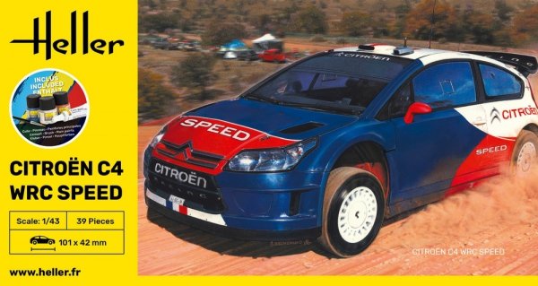 Heller 56117 Citroën C4 WRC Speed - Starter Kit 1/43