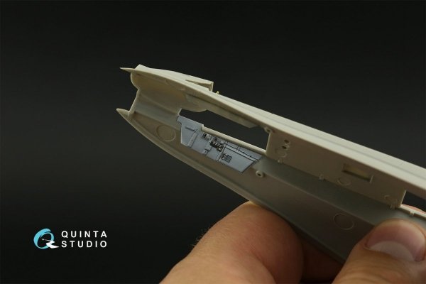 Quinta Studio QD48277 F/A-18А 3D-Printed &amp; coloured Interior on decal paper (HobbyBoss) 1/48