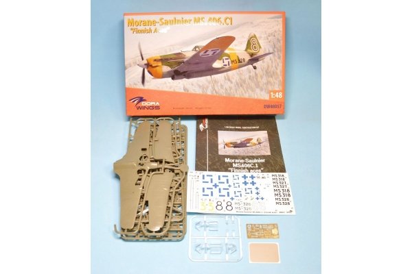 Dora Wings 48057 Morane-Saulnier MS.406.C1 - Finnish Aces 1/48
