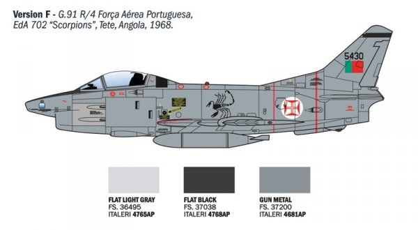 Italeri 92645 FIAT G.91 R 1/48