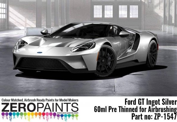 Zero Paints ZP-1547 Ford GT Ingot Silver Paint 60ml