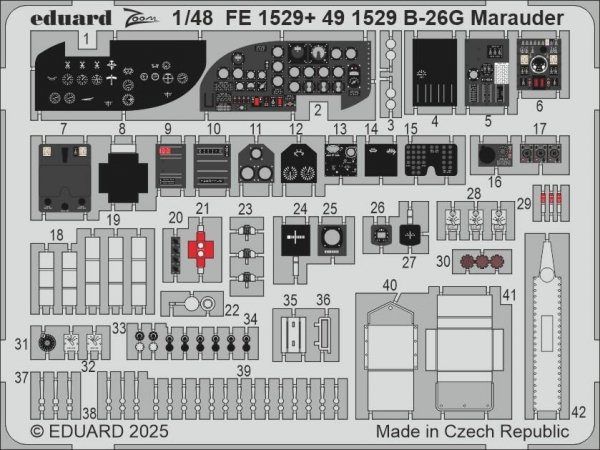 Eduard FE1529 B-26G Marauder ICM 1/48
