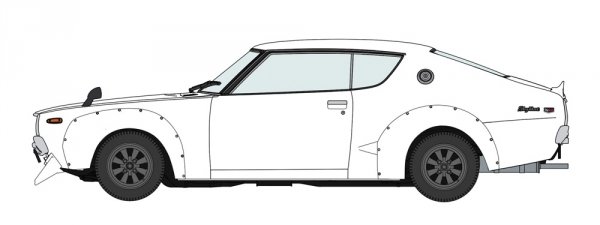 Hasegawa 20772 Nissan Skyline 2000GT-R (KPGC110) "Racing Custom" 1/24