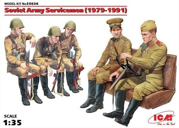 ICM 35636 Soviet Army Servicemen (1979-1991) (1:35)