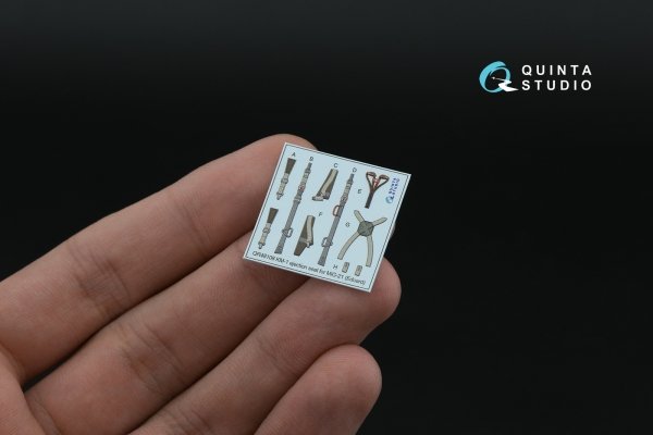 Quinta Studio QD+48577 MiG-21MF Fishbed-J (Moscow plant) 3D-Printed &amp; coloured Interior on decal paper (Eduard) (with 3D-printed resin parts) 1/48