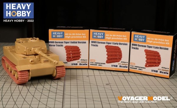 Heavy Hobby PT48001 WWII German Tiger I Early Version Tracks 1/48