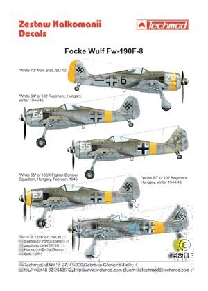 Techmod 48113 - Focke-Wulf Fw 190F-8 (1:48)