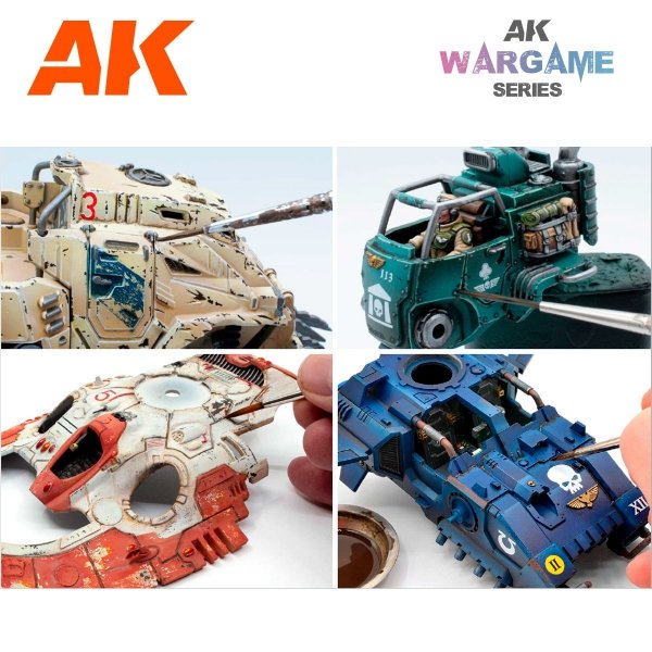 AK Interactive AK14207 DEEP BLUE WASH – WARGAME SERIES 35ml