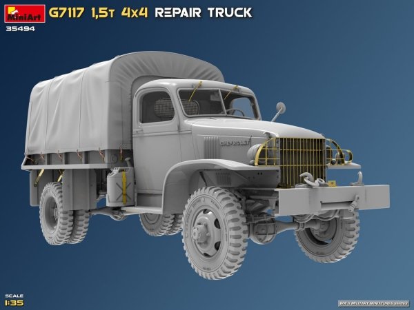 MiniArt 35494 G7117 1,5T 4x4 Repair Truck 1/35