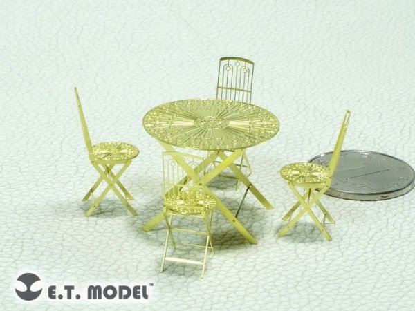 E.T. Model J35-020 Dining table and chairs Type.2 1/35