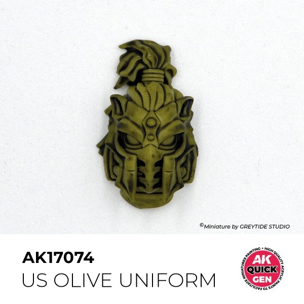 AK Interactive AK17074 US OLIVE UNIFORM – QUICK GEN COLOR 18ml