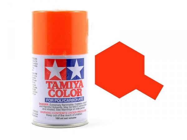 Tamiya 86024 PS-24 Fluorescent Orange Spray Gloss 100ml