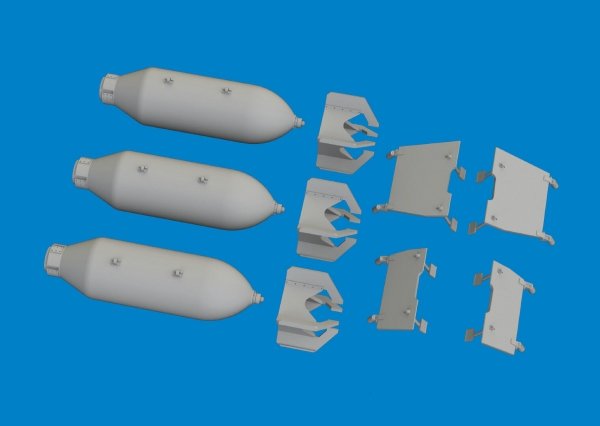 Eduard 6481079 P-40 500lb M64 US bombs EDUARD 1/48