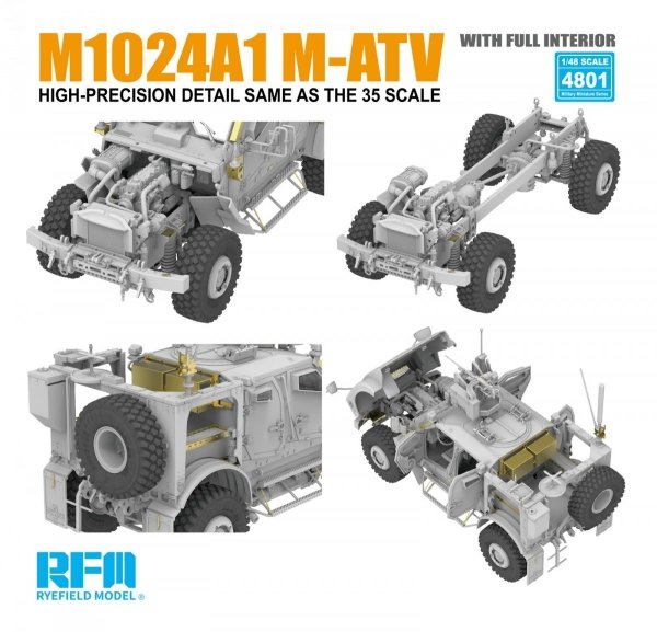 Rye Field Model 4801 M1024A1 M-ATV 1/48