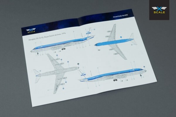 X-Scale 144004 Airliner DC-8-53 KLM 1/144