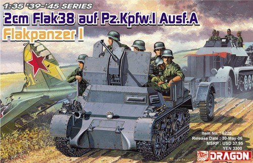 Dragon 6220 Flak38 auf Pz.Kpfw.I Ausf.A Flakpanzer I (1:35)