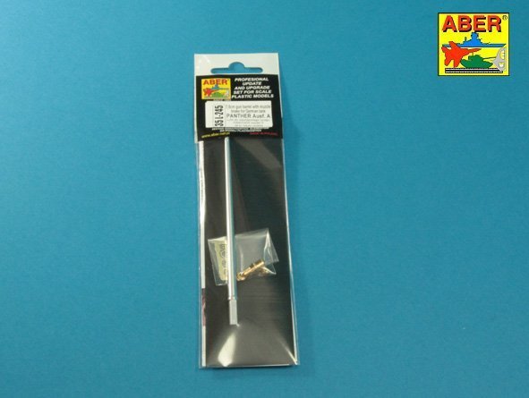 Aber 35L-245 7,5 cm barrel with muzzle brake for Panther Ausf.A (1:35)