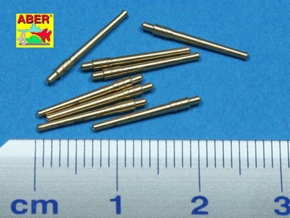 Aber 1:700L-28 Set of 8 pcs 356mm (14in) L45 Vickers type 41 barrels for Kongo, Haruna, Hiei, Kirishima 1/700