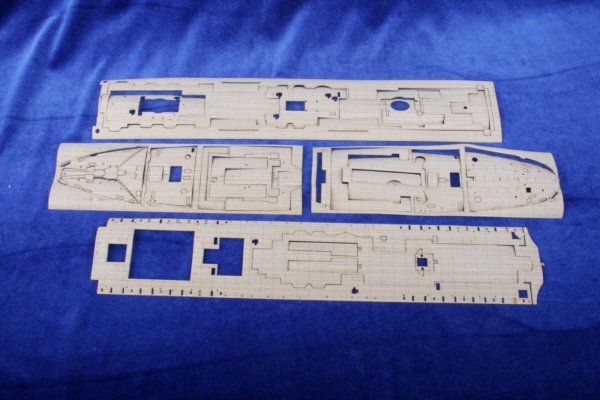 MK1 Design MD-40001 Titanic Wooden Deck 1/400