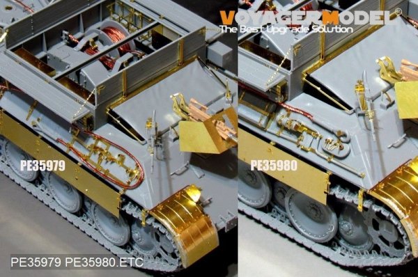 Voyager Model PE35979 WWII German Bergepanther Ausf.A (Early type,Panther A tool holders) Basic For TAKOM 2101 1/35