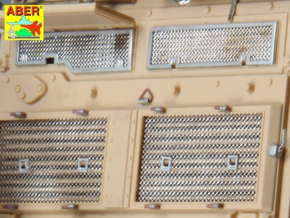 Aber 35G29 Grilles for Russian Tank T-55A also for T-55 ENIGMA (1:35)